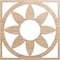 Ekena Millwork Blume Wood Fretwork Pierced Ceiling Medallion, Alder, 16"OD x 5 1/2"ID x 1/4"T CMWP16X16X0250BLAL - alternate 1